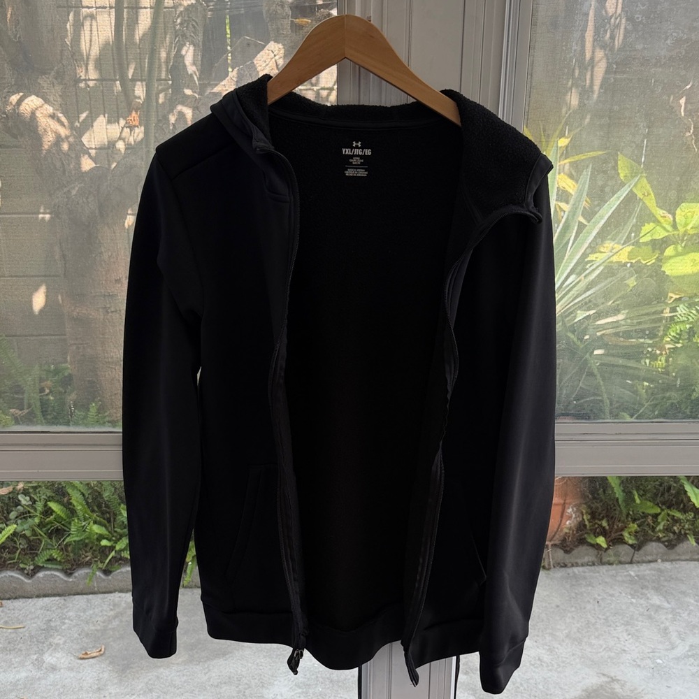 Under Armour Black Hooded Full-Zip Jacket